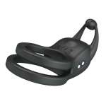 PRETTY LOVE - GOODWIN RECHARGEABLE DOUBLE VIBRATING COCK RING BLACK