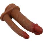 PRETTY LOVE - GORAN DOUBLE DILDO REALISTIC NATURAL MULATO