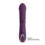 PRETTY LOVE - HARPER RECHARGEABLE RABBIT VIBRATOR 10 FUNCTIONS PURPLE