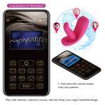 PRETTY LOVE - HAZELYNN 12 FUNCTION APP CONTROL MASSAGER PINK