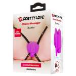 PRETTY LOVE - HEARTBEAT CLITORIS MASSAGER 10 VIBRATION MODES PURPLE
