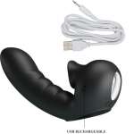 PRETTY LOVE - HOBGOBLIN VIBRATING FINGER CASE 12 VIBRATIONS + CLITORIS STIMULATOR BLACK