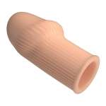PRETTY LOVE - HUEL PENIS SLEEVE GET YOUR PENIS THICKER FLESH COLOR