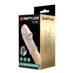 PRETTY LOVE - HUEL PENIS SLEEVE GET YOUR PENIS THICKER TRANSPARENT