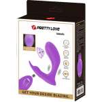PRETTY LOVE - IDABELLE VIBRATION & PULSATION REMOTE CONTROL VIOLET