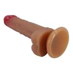 PRETTY LOVE - IVITA REALISTIC SILICONE DILDO WITH SUCTION CUP 16.2 CM Ø 4 CM