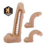 PRETTY LOVE - JOLYON HARNESS WITH FLEXIBLE DILDO 22 CM Ø 4.8 CM NATURAL