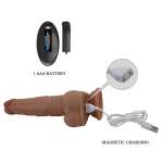 PRETTY LOVE - JONATHAN REALISTIC THRUSTING VIBRATOR WITH REMOTE CONTROL BROWN