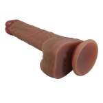 PRETTY LOVE - JONATHAN REALISTIC THRUSTING VIBRATOR WITH REMOTE CONTROL BROWN