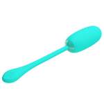 PRETTY LOVE - JULIUS WATERPROOF-RECHARGEABLE VIBRATING EGG AQUA GREEN