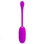 PRETTY LOVE - JULIUS WATERPROOF-RECHARGEABLE VIBRATING EGG PURPLE