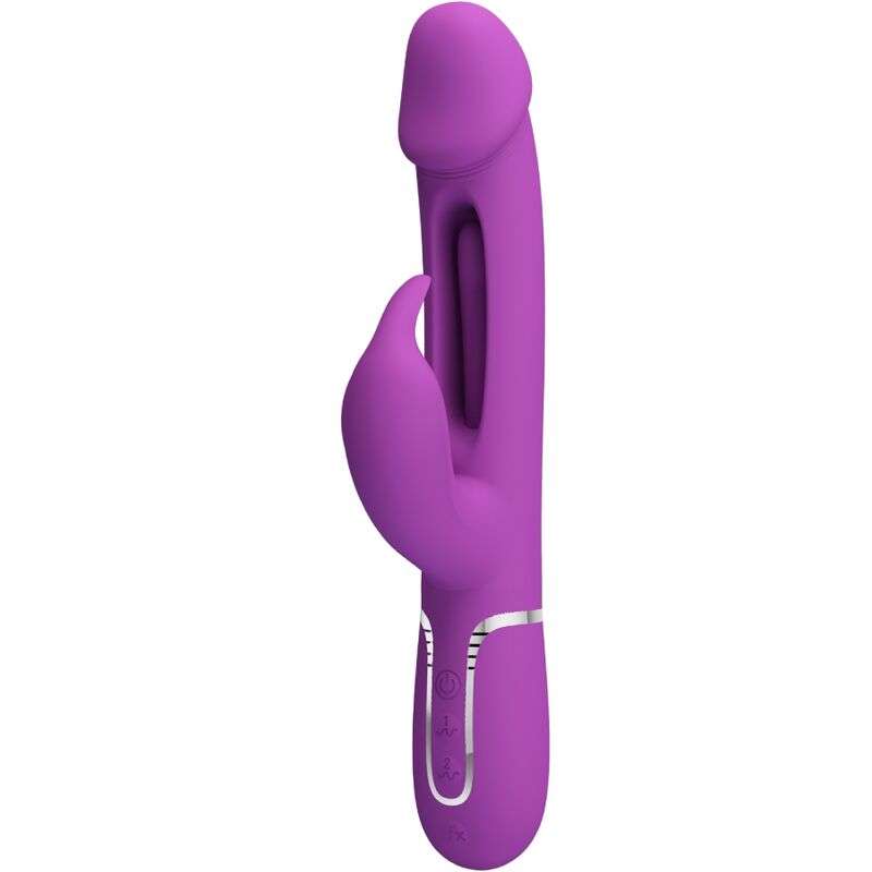 PRETTY LOVE - KAMPAS 3 IN 1 MULTIFUNCTION RABBIT VIBRATOR PURPLE PRETTY LOVE - KAMPAS 3 IN 1 MULTIFUNCTION RABBIT VIBRATOR PURPLE