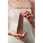 PRETTY LOVE - KESSLER REALISTIC VIBRATING DILDO WITH 10 VIBRATION MODES AND 10 THROWS, 22 CM, BROWN