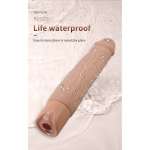 PRETTY LOVE - KESSLER REALISTIC VIBRATING DILDO WITH 10 VIBRATION MODES AND 10 THROWS, 22 CM NATURAL