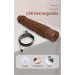 PRETTY LOVE - KESSLER REALISTIC VIBRATING DILDO WITH 10 VIBRATION MODES AND 10 THROWS, 22 CM, BROWN