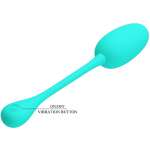 PRETTY LOVE - KNUCKER WATER GREEN RECHARGEABLE VIBRATING EGG
