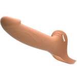 PRETTY LOVE - LANDON HARNESS BRIEFS UNIVERSAL STRAP-ON HARNESS WITH HOLLOW SILICONE DILDO 16.8 CM FLESH