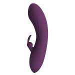 PRETTY LOVE - LANDYN RECHARGEABLE RABBIT VIBRATOR 10 FUNCTIONS PURPLE