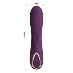 PRETTY LOVE - LANDYN RECHARGEABLE RABBIT VIBRATOR 10 FUNCTIONS PURPLE