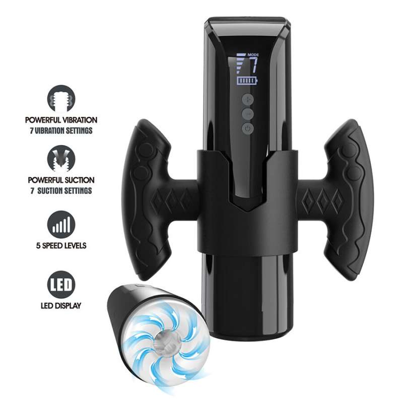 PRETTY LOVE - LARISSA SUCTION MASTURBATOR WITH VIBRATION + SUPPORT PRETTY LOVE - LARISSA SUCTION MASTURBATOR WITH VIBRATION + SUPPORT