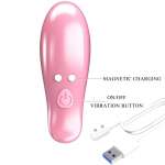 PRETTY LOVE - LEAF VIBRATING NIPPLE CLAMPS PINK