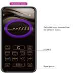 PRETTY LOVE - LEVIATHAN APP CONTROLLED VIBRATOR PURPLE