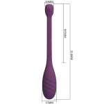 PRETTY LOVE - LEVIATHAN APP CONTROLLED VIBRATOR PURPLE