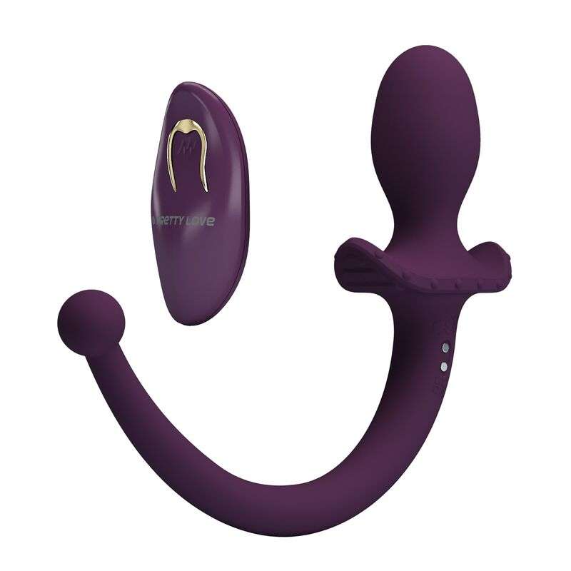 PRETTY LOVE - LIOEA VIBRATING ANAL PLUG WITH TAIL 12 FUNCTIONS PURPLE REMOTE CONTROL PRETTY LOVE - LIOEA VIBRATING ANAL PLUG WITH TAIL 12 FUNCTIONS PURPLE REMOTE CONTROL