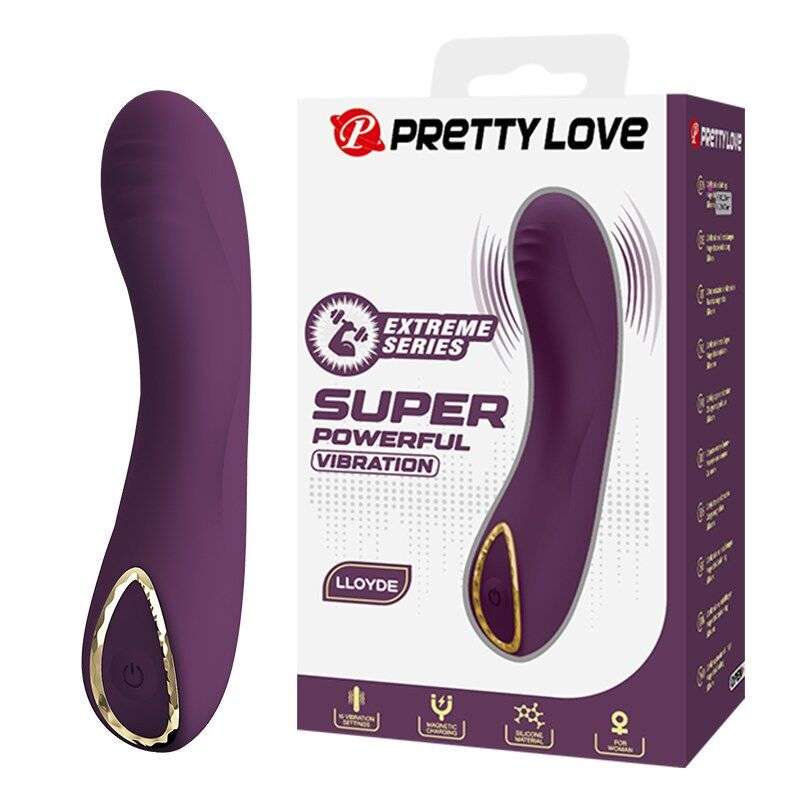 PRETTY LOVE - LLOYDE RECHARGEABLE VIBRATOR 10 FUNCTIONS PURPLE