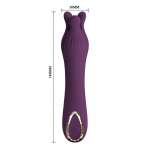 PRETTY LOVE - LUNAO RECHARGEABLE VIBRATOR 10 FUNCTIONS PURPLE