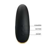 PRETTY LOVE - LUXURY RECHARGEABLE SUCTION MASSAGER BLACK