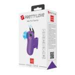 PRETTY LOVE - MAGIC DEVIL PURPLE RECHARGEABLE FINGER STIMULATOR