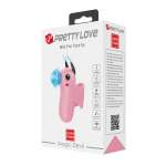 PRETTY LOVE - MAGIC DEVIL RECHARGEABLE FINGER STIMULATOR PINK