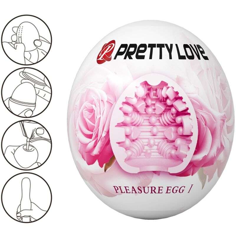 PRETTY LOVE - MALE MASTURBATOR EGG PINK PRETTY LOVE - MALE MASTURBATOR EGG PINK