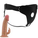 PRETTY LOVE - MAVIS HARNESS UNIVERSAL BRIEFS WITH DILDO 19 CM NATURAL