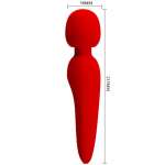 PRETTY LOVE - MEREDITH MASSAGER 12 VIBRATION MODES RED