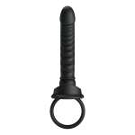 PRETTY LOVE - MERRITT ANAL VIBRATOR WITH RING AND VIBRATION BLACK