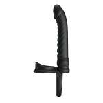 PRETTY LOVE - MERRITT ANAL VIBRATOR WITH RING AND VIBRATION BLACK