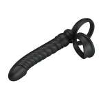PRETTY LOVE - MERRITT ANAL VIBRATOR WITH RING AND VIBRATION BLACK