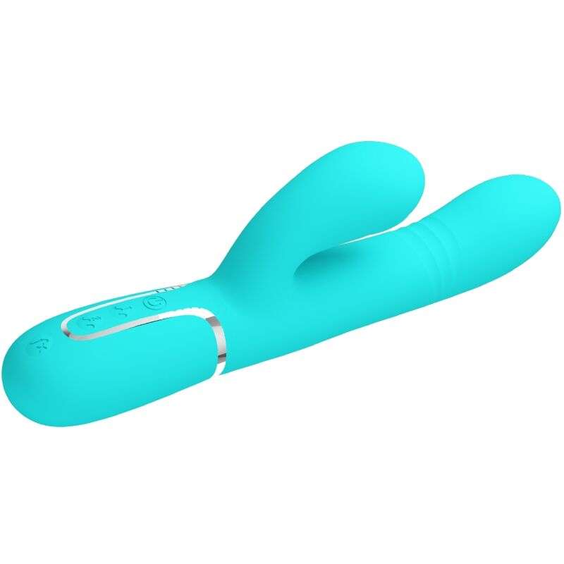 PRETTY LOVE - MULTIFUNCTION G-SPOT VIBRATOR AQUA GREEN PRETTY LOVE - MULTIFUNCTION G-SPOT VIBRATOR AQUA GREEN