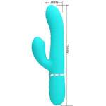 PRETTY LOVE - MULTIFUNCTION G-SPOT VIBRATOR AQUA GREEN