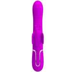 PRETTY LOVE - MULTIFUNCTION RABBIT VIBRATOR 4 IN 1 BUTTERFLY FUCHSIA