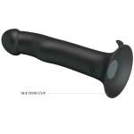 PRETTY LOVE - MURRAY BLACK CLITORAL VIBRATOR AND SUCKER