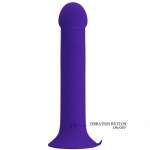 PRETTY LOVE - MURRAY YOUTH VIBRATING DILDO & RECHARGEABLE VIOLET