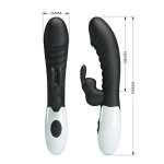 PRETTY LOVE - NAUGHTY BUNNY 30 FUNCTION RABBIT VIBRATOR BLACK