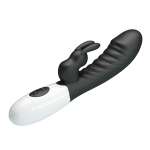 PRETTY LOVE - NAUGHTY BUNNY 30 FUNCTION RABBIT VIBRATOR BLACK