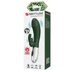 PRETTY LOVE - NAUGHTY BUNNY RABBIT VIBRATOR 30 FUNCTIONS USB RECHARGEABLE GREEN