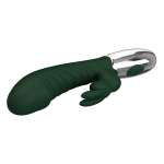 PRETTY LOVE - NAUGHTY BUNNY RABBIT VIBRATOR 30 FUNCTIONS USB RECHARGEABLE GREEN