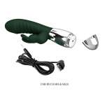 PRETTY LOVE - NAUGHTY BUNNY RABBIT VIBRATOR 30 FUNCTIONS USB RECHARGEABLE GREEN
