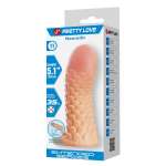 PRETTY LOVE - NESMITH PENIS EXTENSION SLEEVE 13 CM Ø 3.8 CM NATURAL